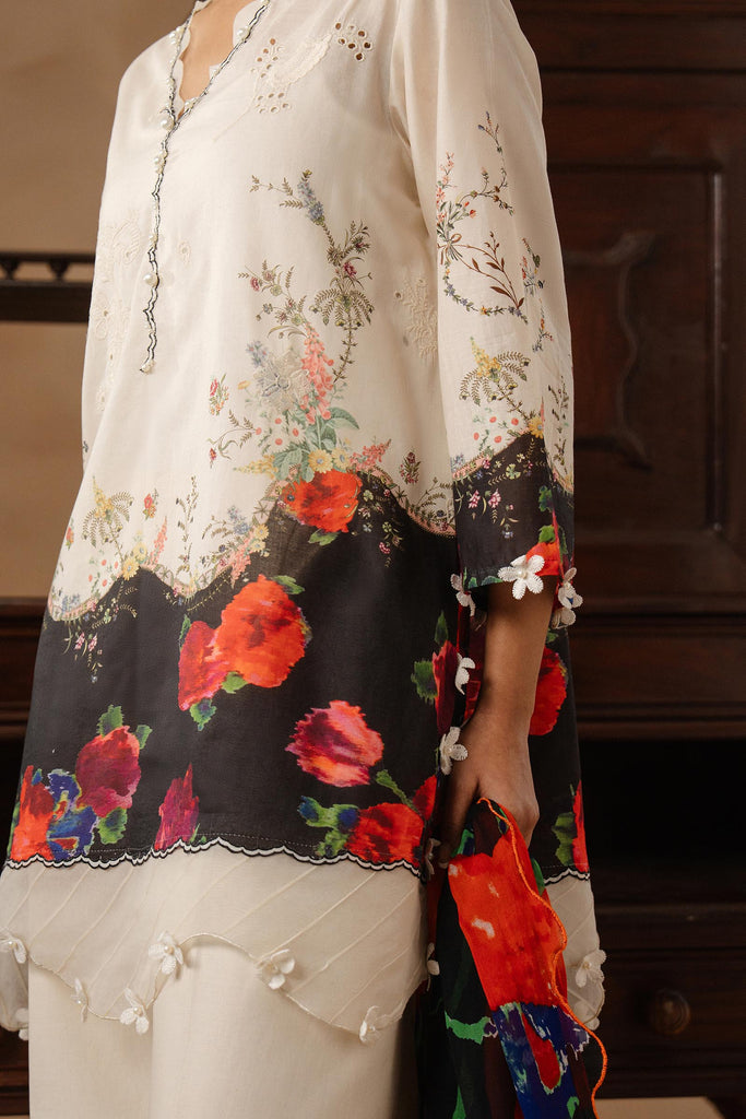Sana Safinaz | Muzlin Spring 26 | M261-020A-CI by Sana Safinaz - Designer Dress - Type : Luxury Dress - Available at Libayah - 100% Original