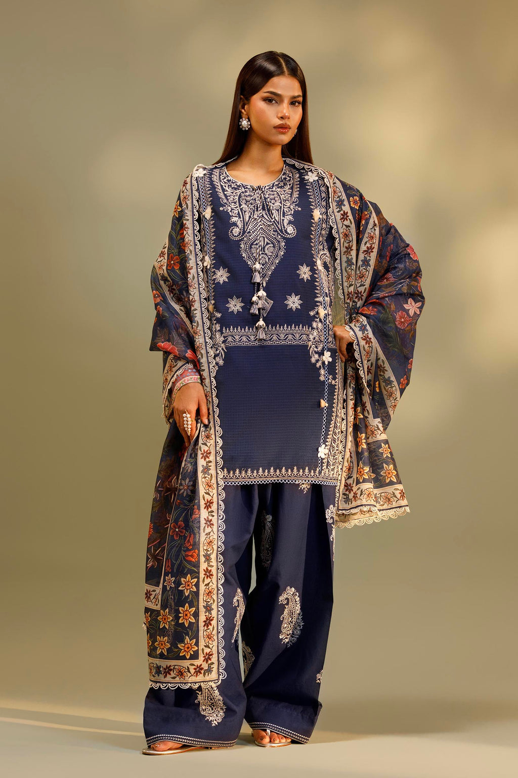 Sana Safinaz | Muzlin Summer 26 | 2-MS by Sana Safinaz - Designer Dress  - Type : Ladies Clothes - Available at Libayah - 100% Original 