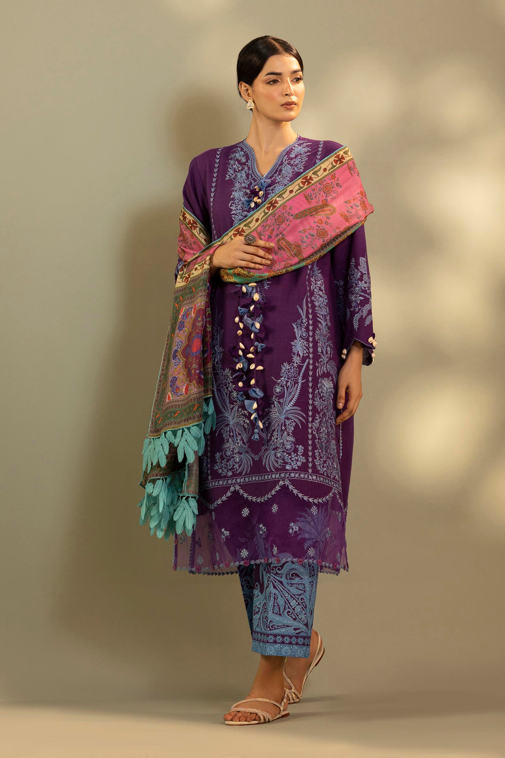 Sana Safinaz | Muzlin Summer 26 | 4-MS by Sana Safinaz - Designer Dress  - Type : Ladies Clothes - Available at Libayah - 100% Original 