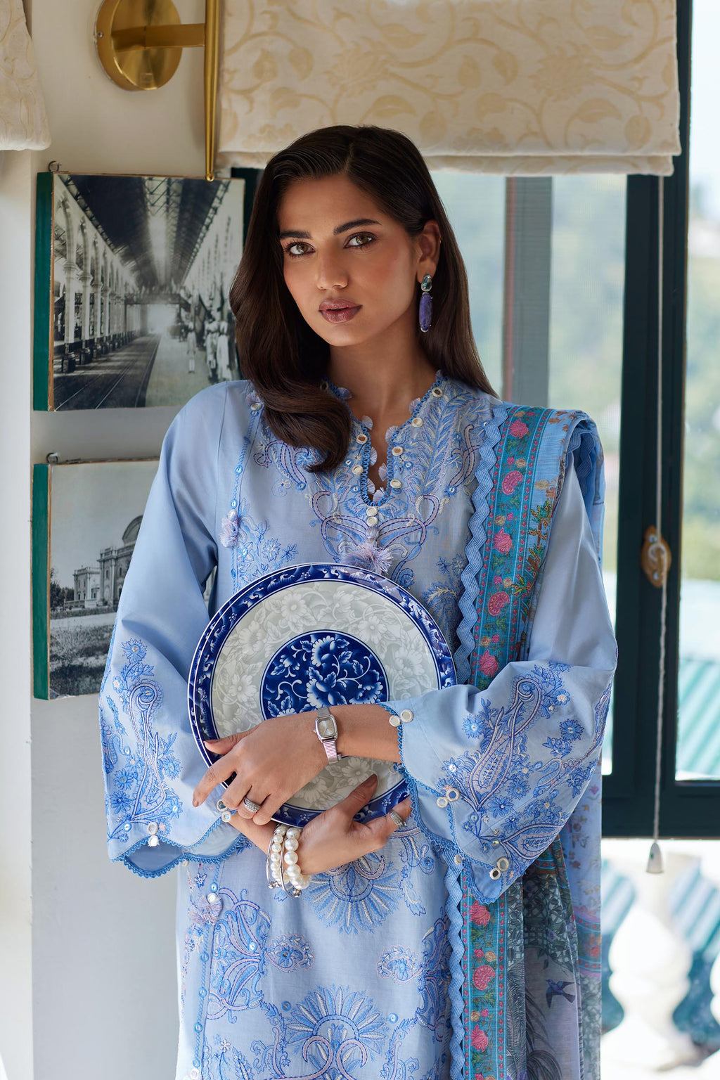 Sana Safinaz | Muzlin Summer 26 | 7-MS by Sana Safinaz - Designer Dress  - Type : Ladies Clothes - Available at Libayah - 100% Original 