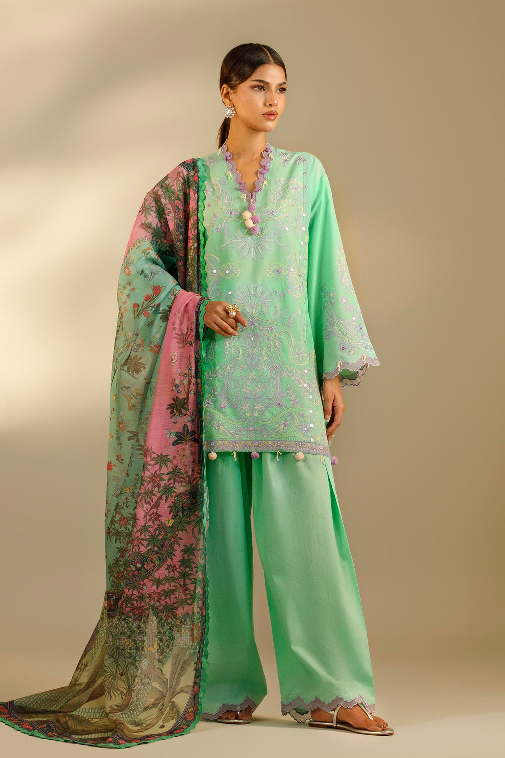 Sana Safinaz | Muzlin Summer 26 | 8-MS by Sana Safinaz - Designer Dress  - Type : Ladies Clothes - Available at Libayah - 100% Original 