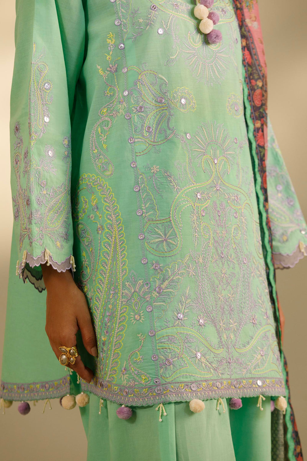Sana Safinaz | Muzlin Summer 26 | 8-MS by Sana Safinaz - Designer Dress  - Type : Ladies Clothes - Available at Libayah - 100% Original 