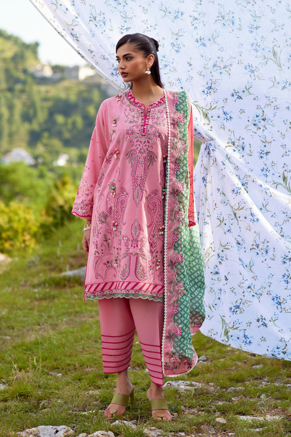 Sana Safinaz | Muzlin Summer 26 | 9-MS by Sana Safinaz - Designer Dress  - Type : Ladies Clothes - Available at Libayah - 100% Original 