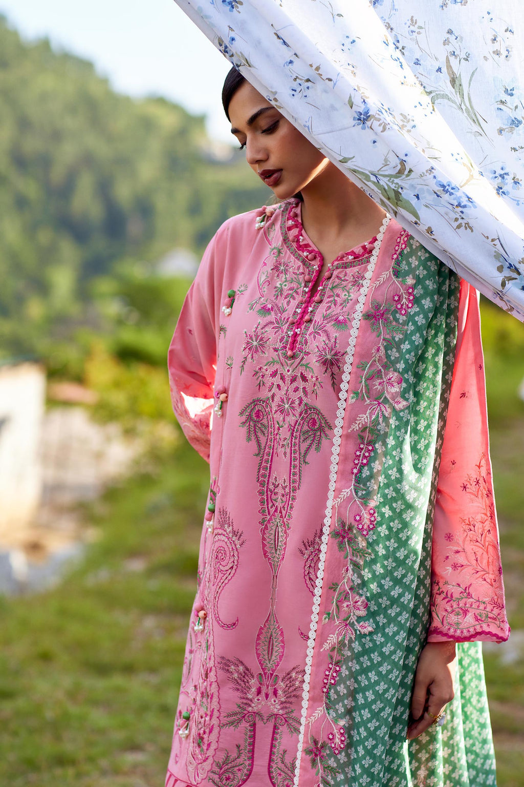Sana Safinaz | Muzlin Summer 26 | 9-MS by Sana Safinaz - Designer Dress  - Type : Ladies Clothes - Available at Libayah - 100% Original 