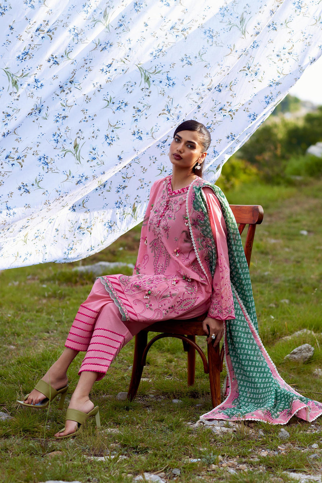 Sana Safinaz | Muzlin Summer 26 | 9-MS by Sana Safinaz - Designer Dress  - Type : Ladies Clothes - Available at Libayah - 100% Original 