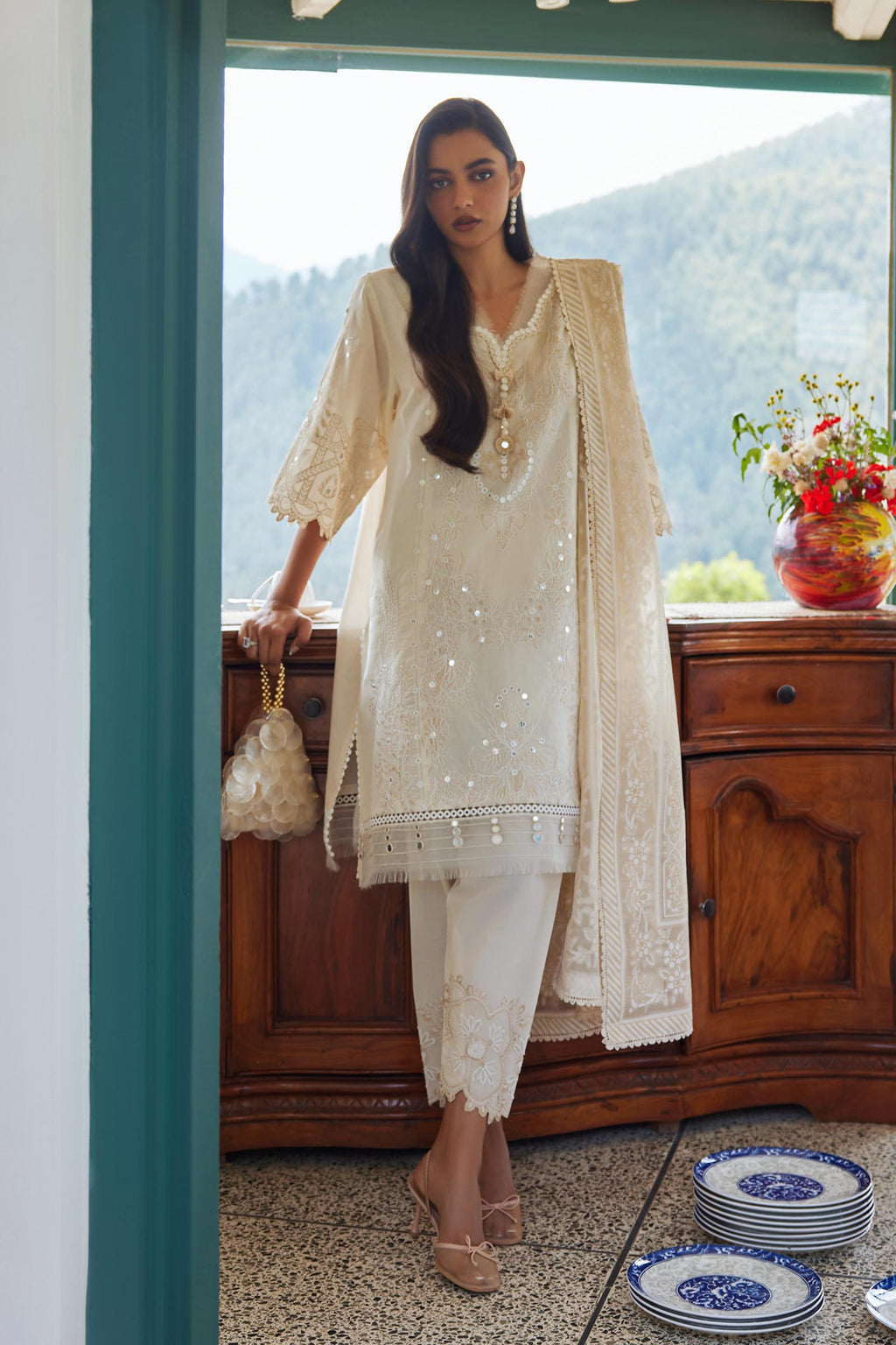 Sana Safinaz | Muzlin Summer 26 | 17-MS by Sana Safinaz - Designer Dress  - Type : Ladies Clothes - Available at Libayah - 100% Original 