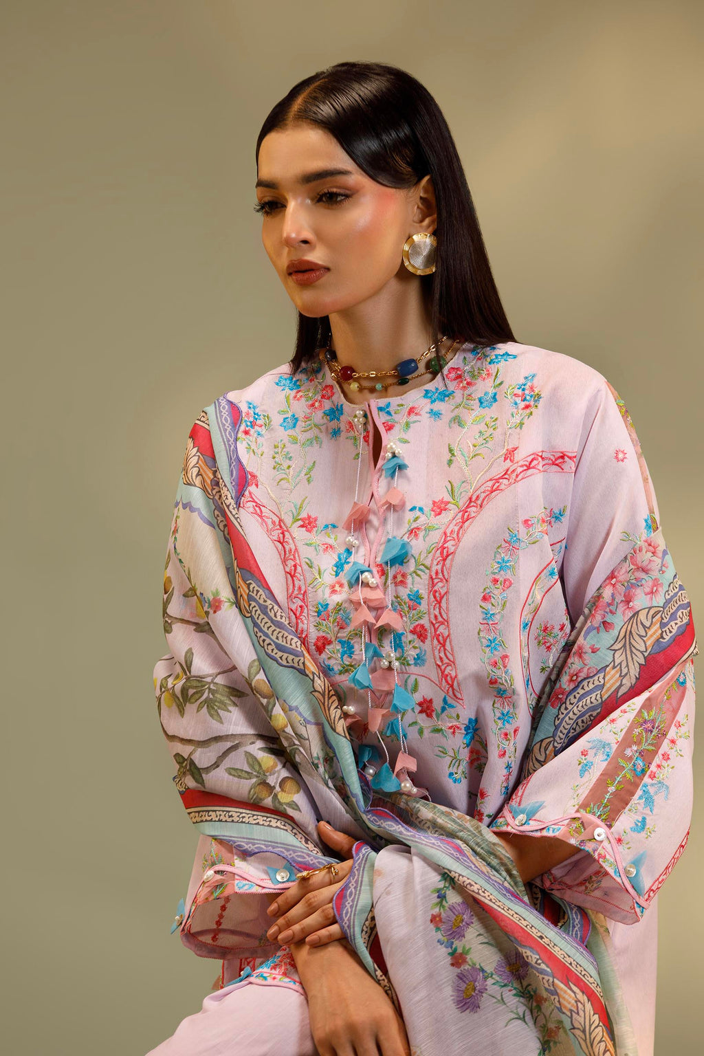 Sana Safinaz | Muzlin Summer 26 | 22-MS by Sana Safinaz - Designer Dress  - Type : Ladies Clothes - Available at Libayah - 100% Original 