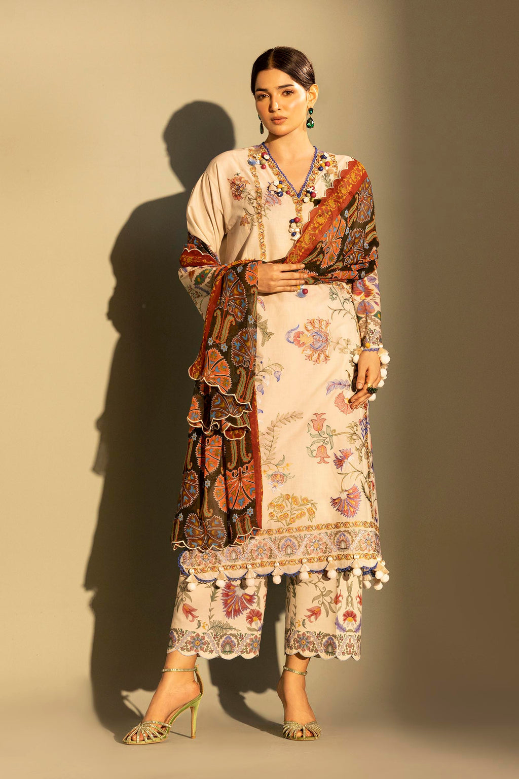Sana Safinaz | Muzlin Summer 26 | 23-MS by Sana Safinaz - Designer Dress  - Type : Ladies Clothes - Available at Libayah - 100% Original 