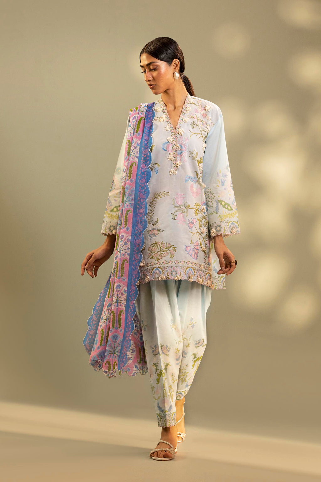 Sana Safinaz | Muzlin Summer 26 | 24-MS by Sana Safinaz - Designer Dress  - Type : Ladies Clothes - Available at Libayah - 100% Original 