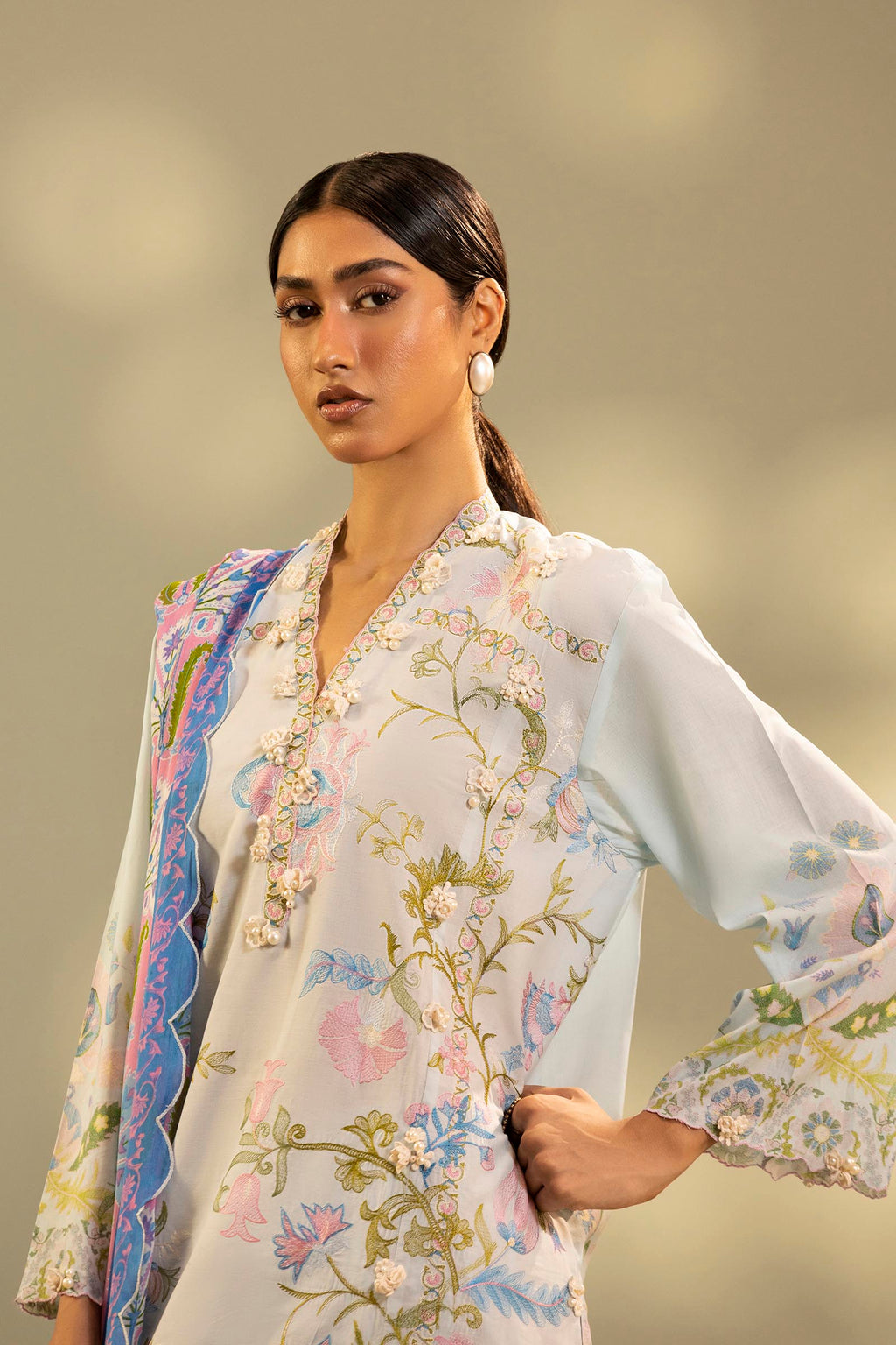 Sana Safinaz | Muzlin Summer 26 | 24-MS by Sana Safinaz - Designer Dress  - Type : Ladies Clothes - Available at Libayah - 100% Original 