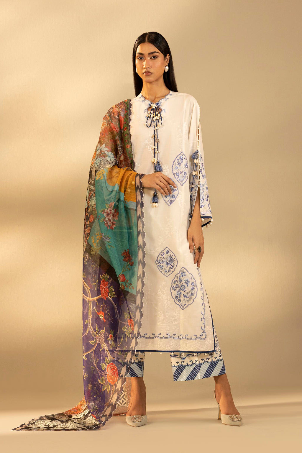 Sana Safinaz | Muzlin Summer 26 | 39-MS by Sana Safinaz - Designer Dress  - Type : Ladies Clothes - Available at Libayah - 100% Original 