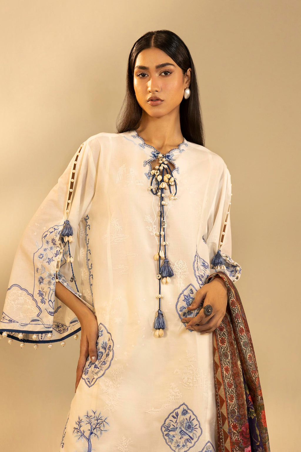 Sana Safinaz | Muzlin Summer 26 | 39-MS by Sana Safinaz - Designer Dress  - Type : Ladies Clothes - Available at Libayah - 100% Original 
