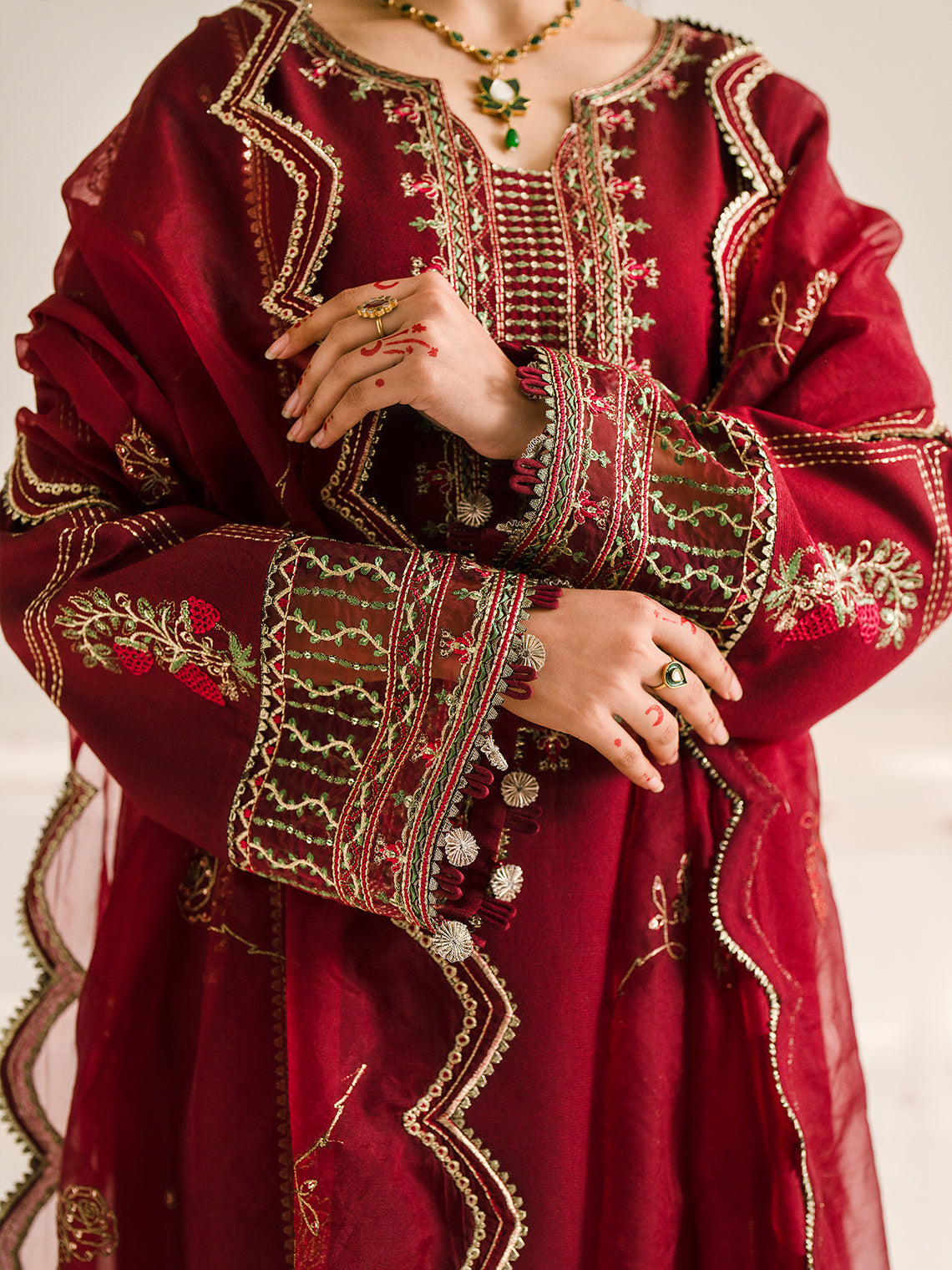 Fozia Khalid | Eid Edit 24 | Maya by Fozia Khalid - Designer Dress - Type: Ladies Clothes - Available at Libayah - 100% Original