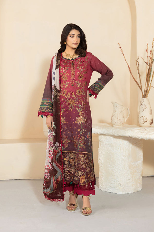 Ramsha | Mashaal Luxury Lawn | L-1303 by Ramsha - Designer Dress - Type: Ladies Clothes - Available at Libayah - 100% Original
