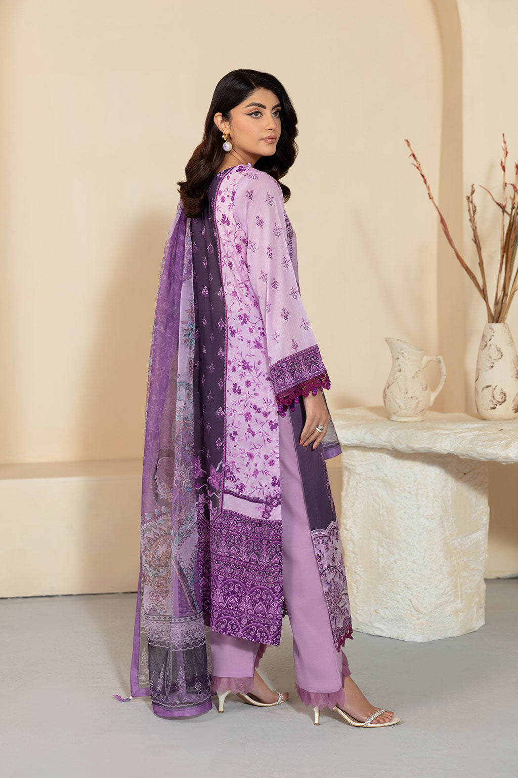 Ramsha | Mashaal Luxury Lawn | L-1304 by Ramsha - Designer Dress - Type: Ladies Clothes - Available at Libayah - 100% Original