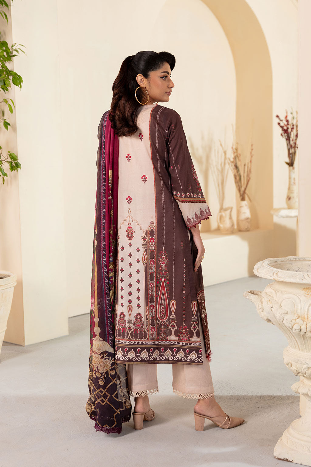 Ramsha | Mashaal Luxury Lawn | L-1309 by Ramsha - Designer Dress - Type: Ladies Clothes - Available at Libayah - 100% Original