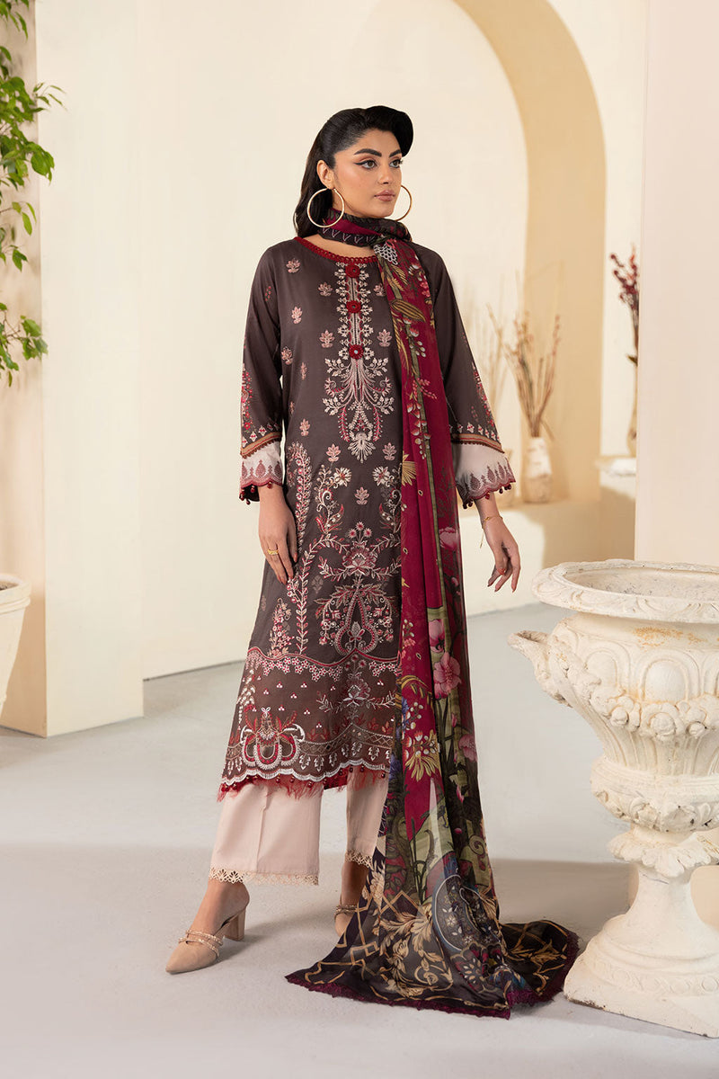 Ramsha | Mashaal Luxury Lawn | L-1309 by Ramsha - Designer Dress - Type: Ladies Clothes - Available at Libayah - 100% Original