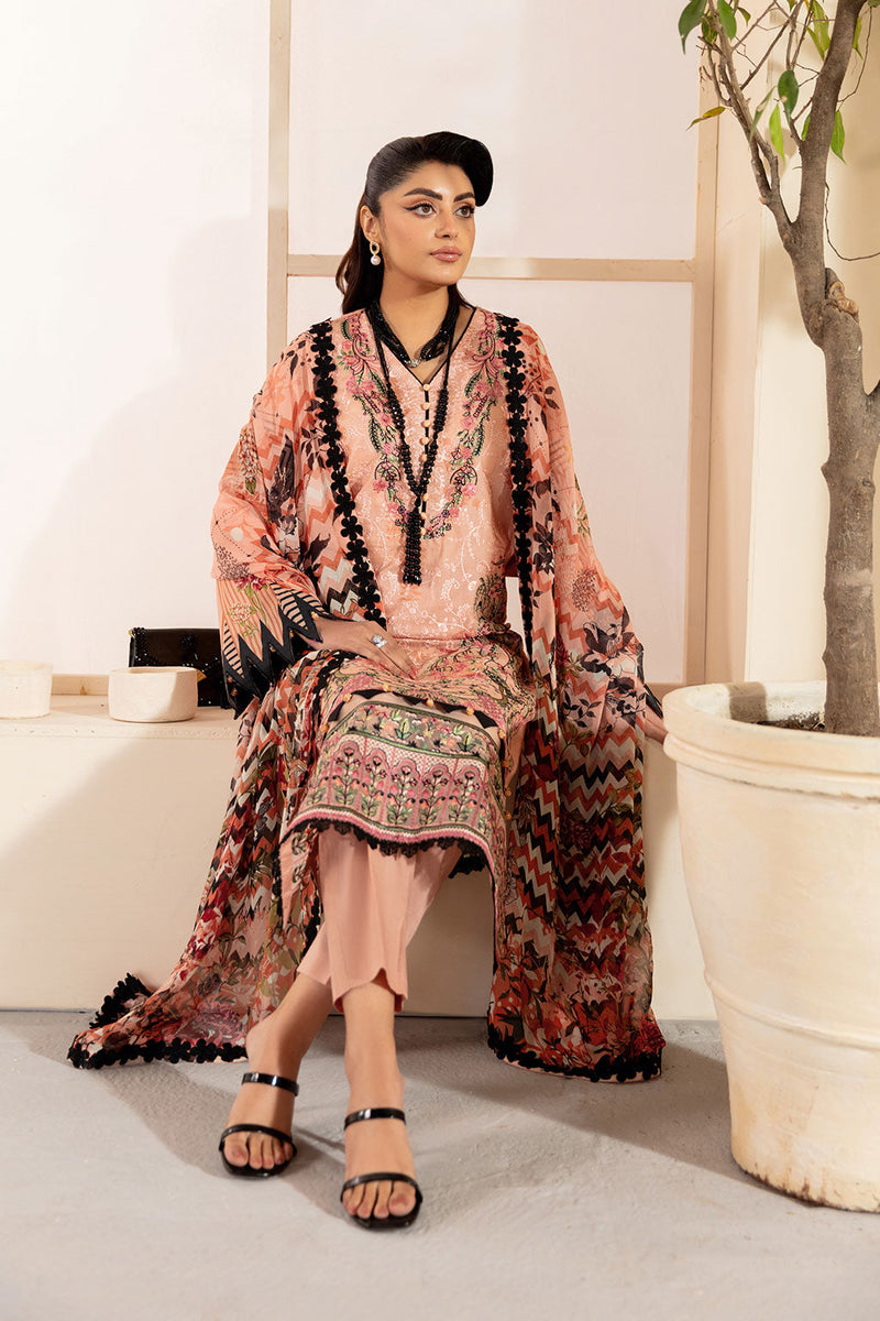 Ramsha | Mashaal Luxury Lawn | L-1311 by Ramsha - Designer Dress - Type: Ladies Clothes - Available at Libayah - 100% Original