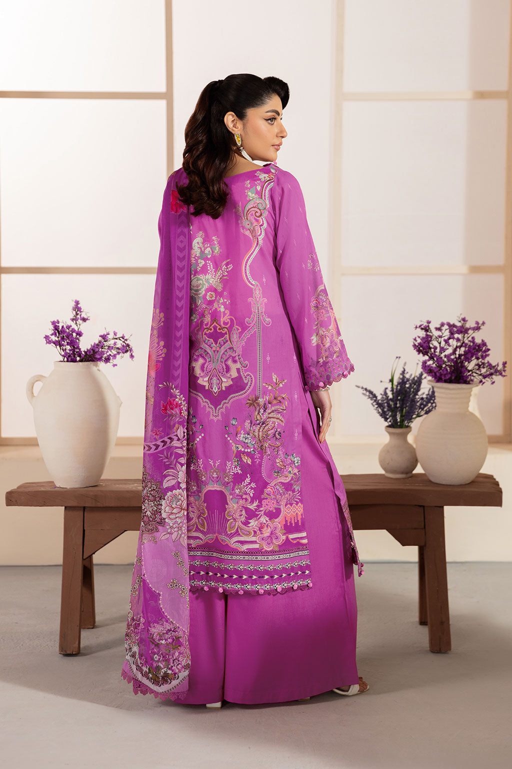 Ramsha | Mashaal Luxury Lawn | L-1312 by Ramsha - Designer Dress - Type: Ladies Clothes - Available at Libayah - 100% Original