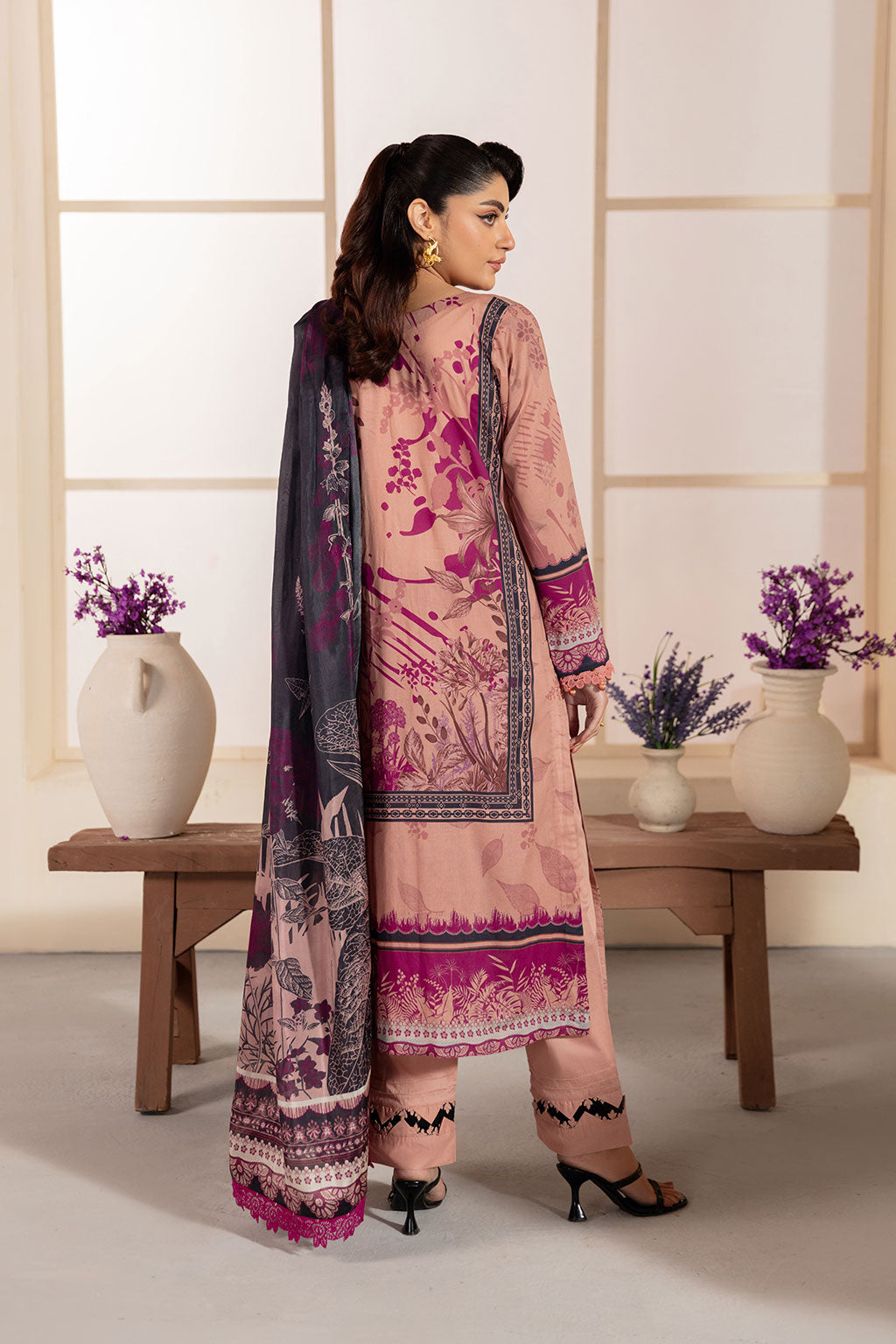 Ramsha | Mashaal Luxury Lawn | L-1306 by Ramsha - Designer Dress - Type: Ladies Clothes - Available at Libayah - 100% Original