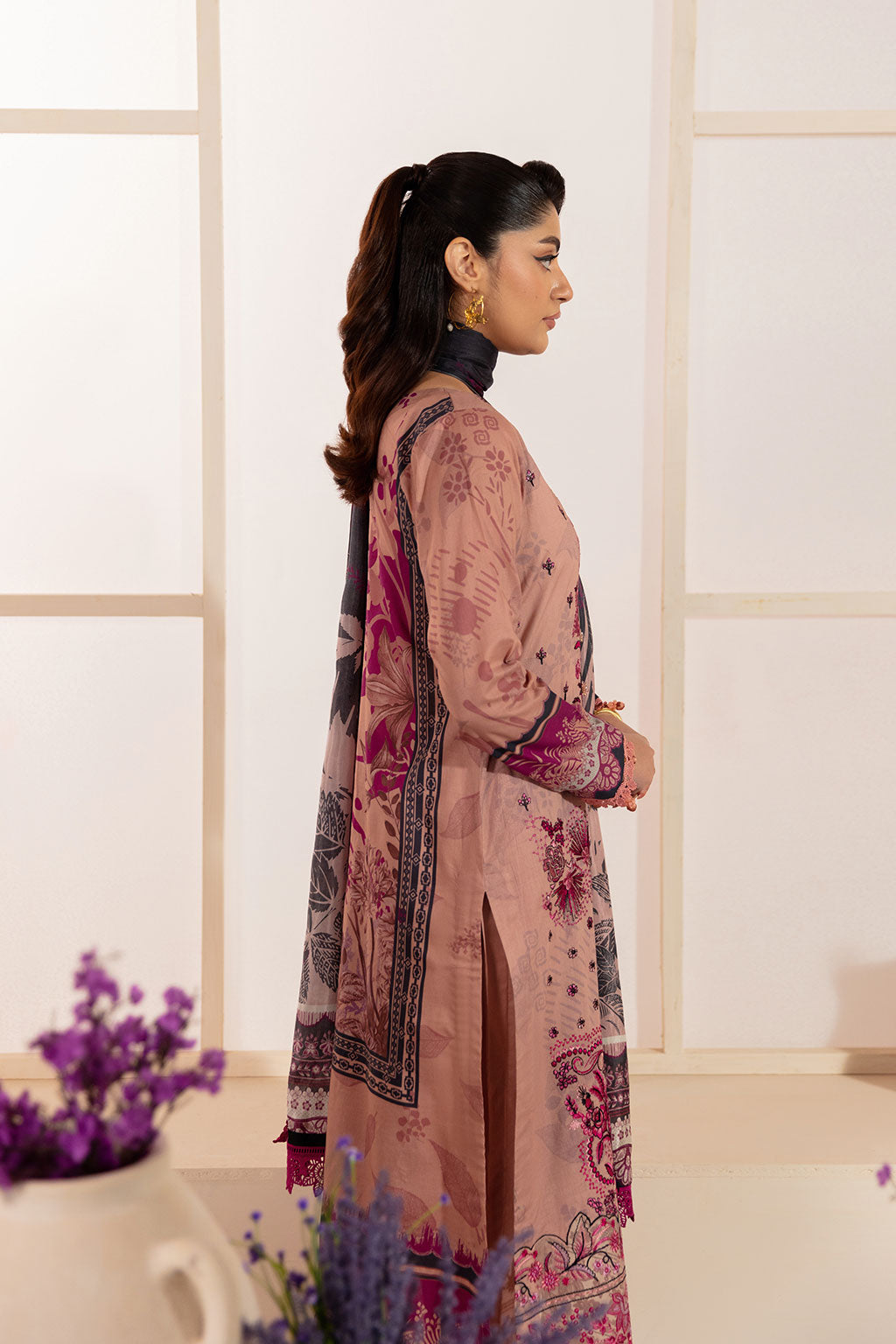 Ramsha | Mashaal Luxury Lawn | L-1306 by Ramsha - Designer Dress - Type: Ladies Clothes - Available at Libayah - 100% Original