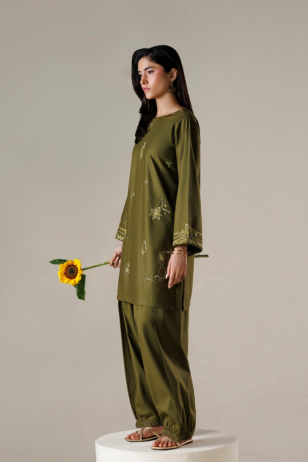 Azure | Chic Essentials |Matcha Mood by Azure - Designer Dress  - Type : Ladies Clothes - Available at Libayah - 100% Original 