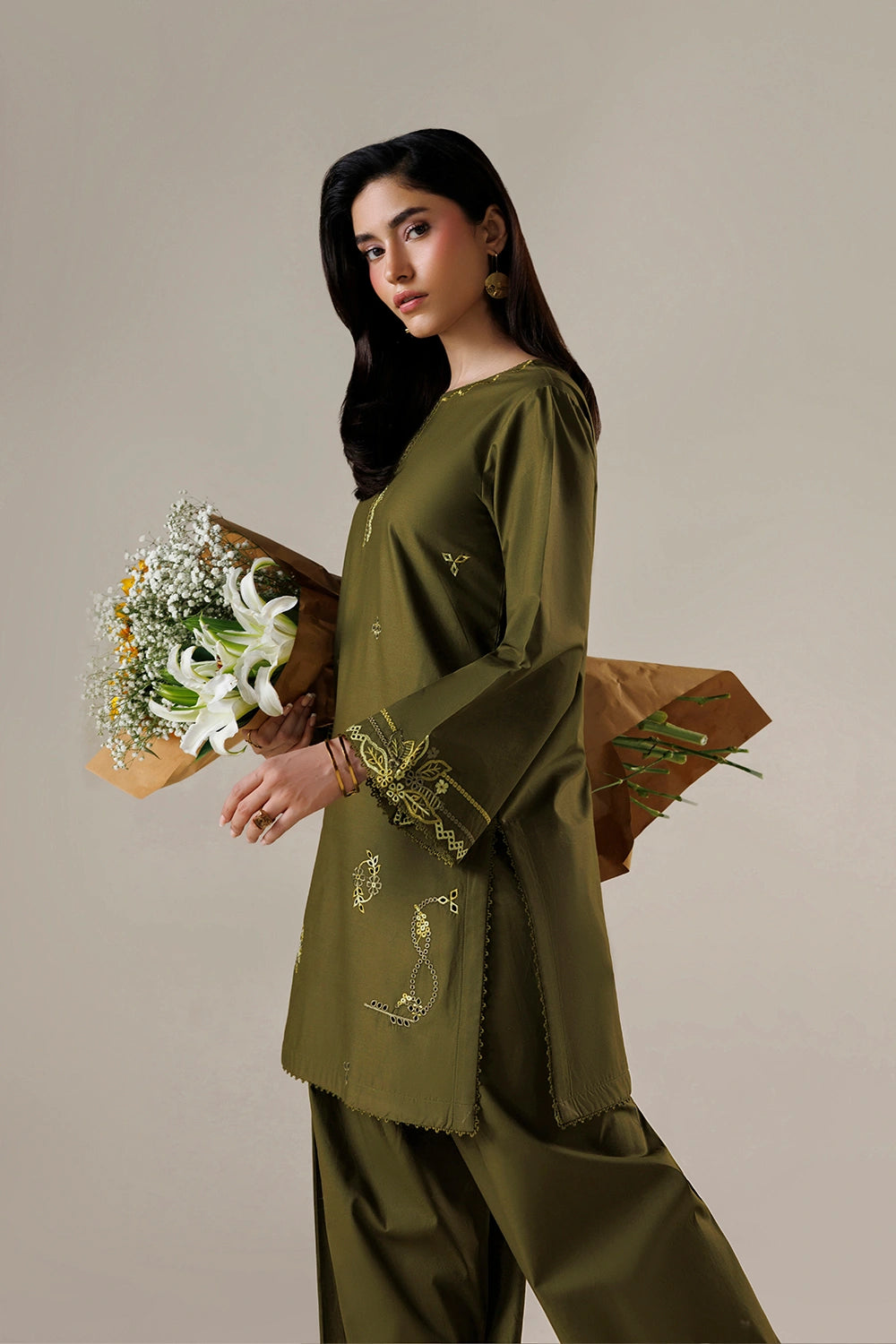 Azure | Chic Essentials |Matcha Mood by Azure - Designer Dress  - Type : Ladies Clothes - Available at Libayah - 100% Original 