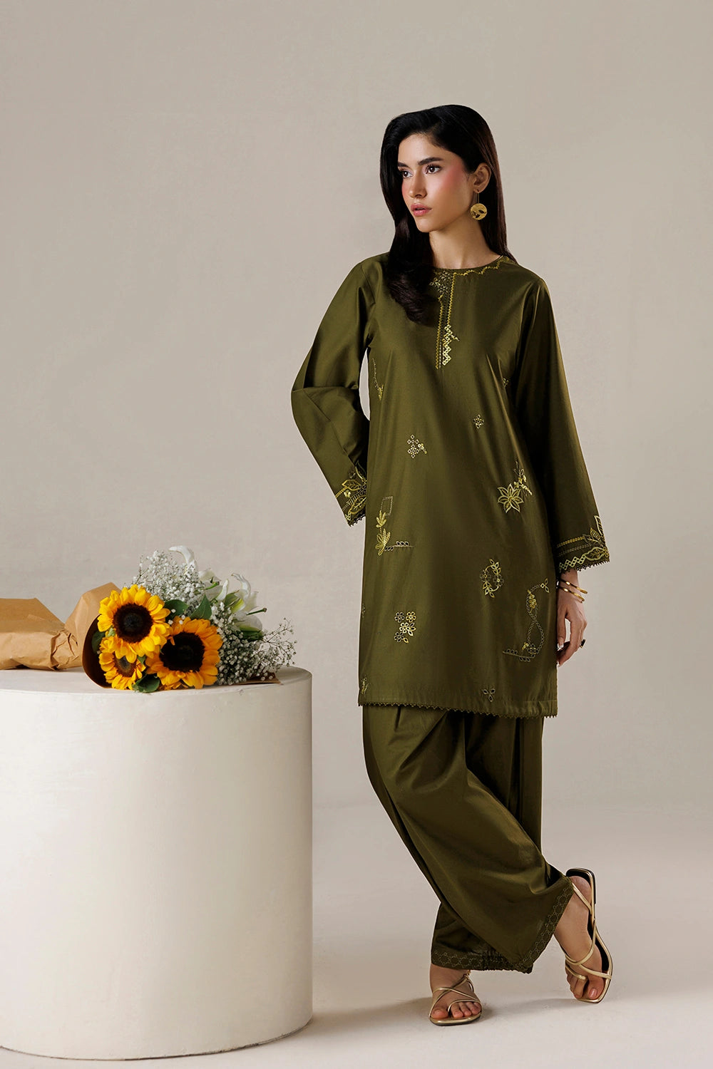 Azure | Chic Essentials |Matcha Mood by Azure - Designer Dress  - Type : Ladies Clothes - Available at Libayah - 100% Original 
