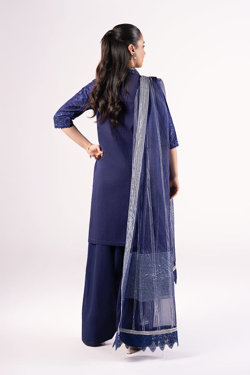 Maria B | Basics RTW | 3 Pc Embroidered Dobby Suit | MB-CS25-137 by Maria B - Designer Dress - Type: Ladies Clothes - Available at Libayah - 100% Original