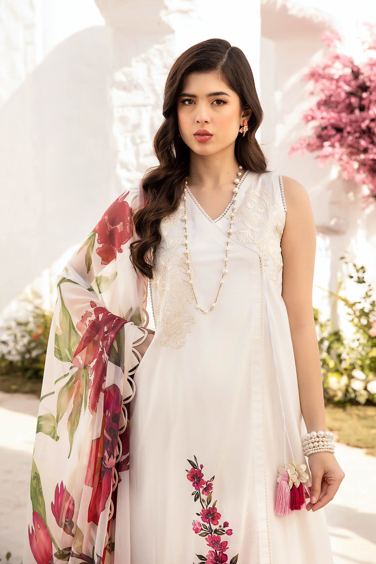 Maria B | M Basic Summer Lawn 25 | MB-CUS25-701B by Maria B - Designer Dress - Type: Ladies Clothes - Available at Libayah - 100% Original