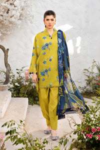 Maria B | M Basic Summer Lawn 25 | MB-CUS25-702A by Maria B - Designer Dress - Type: Ladies Clothes - Available at Libayah - 100% Original