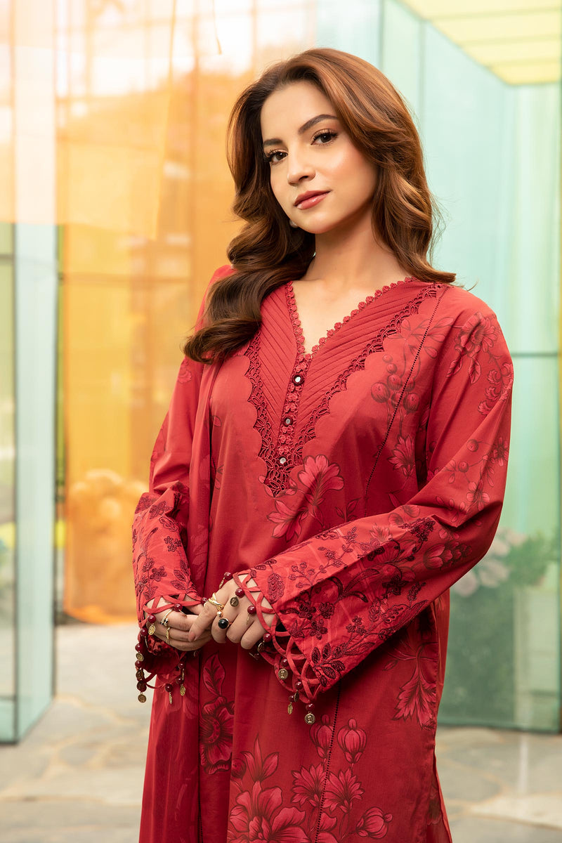 Maria B | M Basic Summer Lawn 25 | MB-CUS25-706A by Maria B - Designer Dress - Type: Ladies Clothes - Available at Libayah - 100% Original