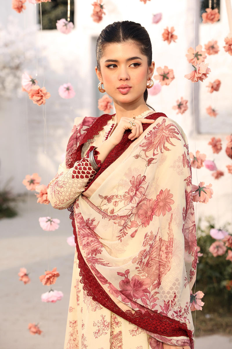 Maria B | M Basic Summer Lawn 25 | MB-CUS25-709A by Maria B - Designer Dress - Type: Ladies Clothes - Available at Libayah - 100% Original