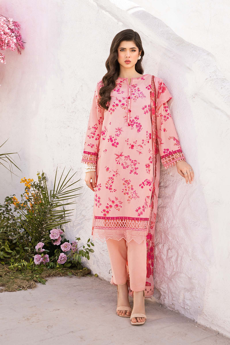 Maria B | M Basic Summer Lawn 25 | MB-CUS25-709A by Maria B - Designer Dress - Type: Ladies Clothes - Available at Libayah - 100% Original