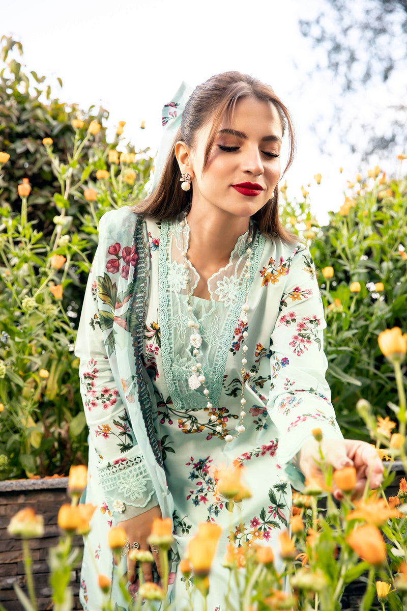Maria B | M Basic Summer Lawn 25 | MB-CUS25-709B by Maria B - Designer Dress - Type: Ladies Clothes - Available at Libayah - 100% Original