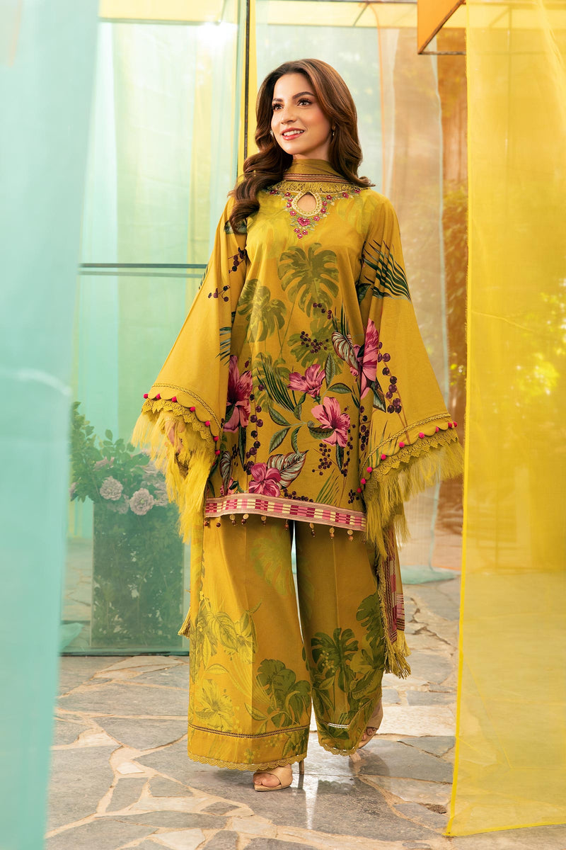 Maria B | M Basic Summer Lawn 25 | MB-CUS25-710A by Maria B - Designer Dress - Type: Ladies Clothes - Available at Libayah - 100% Original