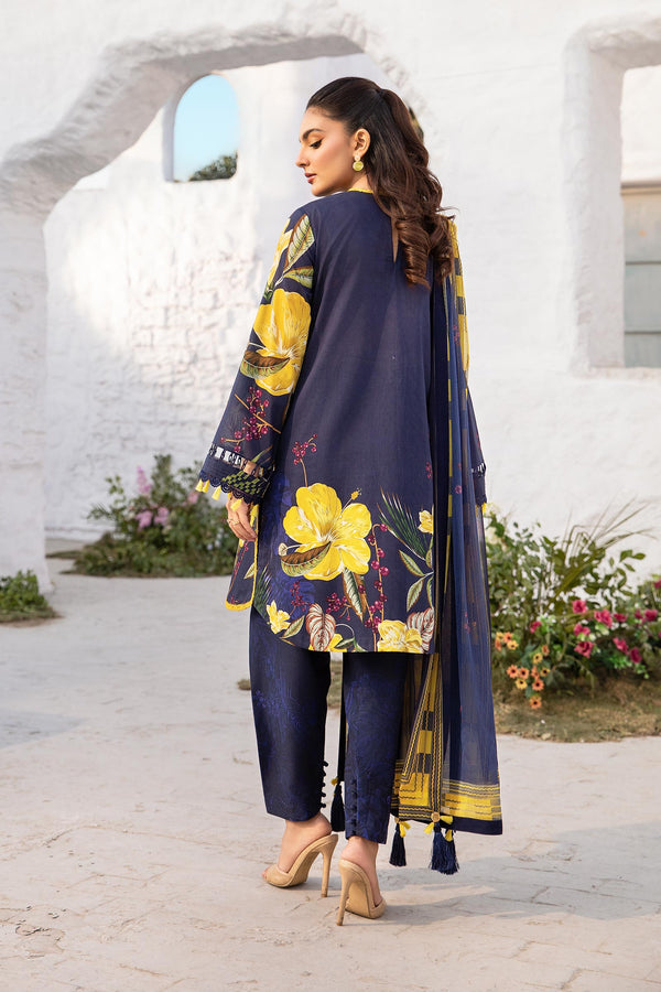 Maria B | M Basic Summer Lawn 25 | MB-CUS25-710B by Maria B - Designer Dress - Type: Ladies Clothes - Available at Libayah - 100% Original