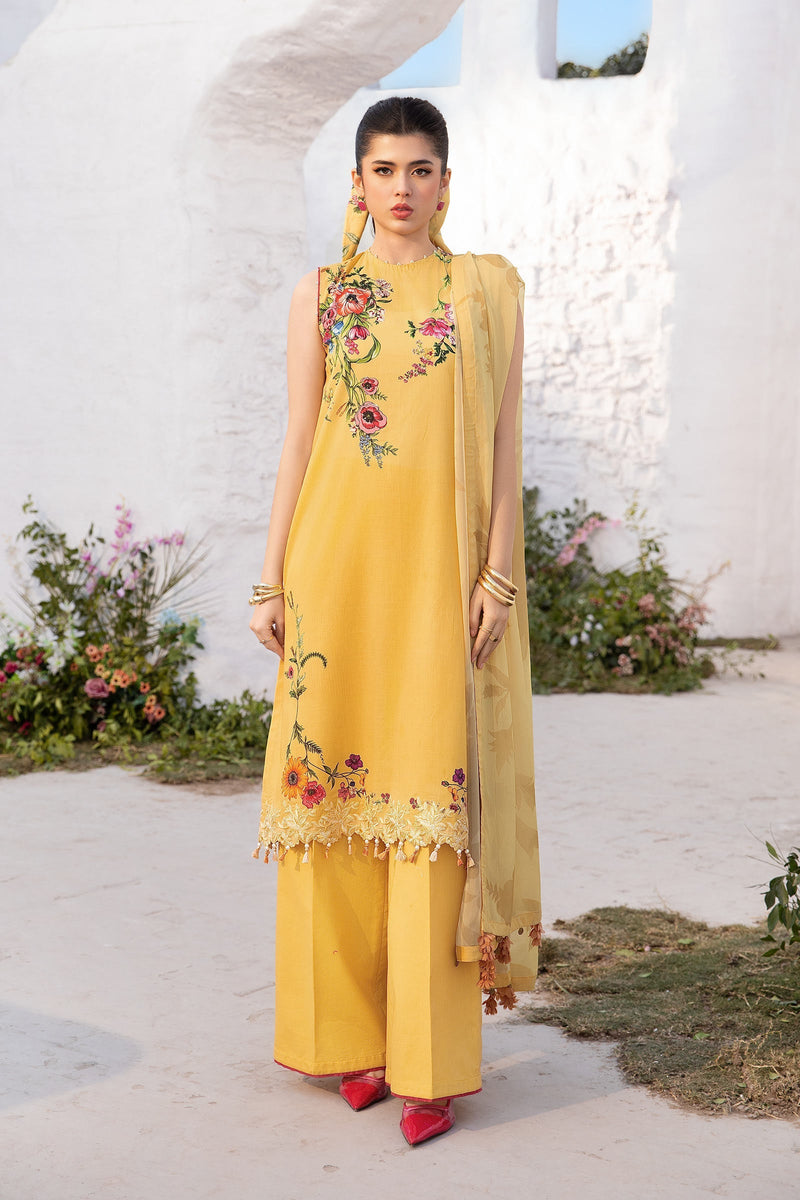 Maria B | M Basic Summer Lawn 25 | MB-CUS25-712A by Maria B - Designer Dress - Type: Ladies Clothes - Available at Libayah - 100% Original