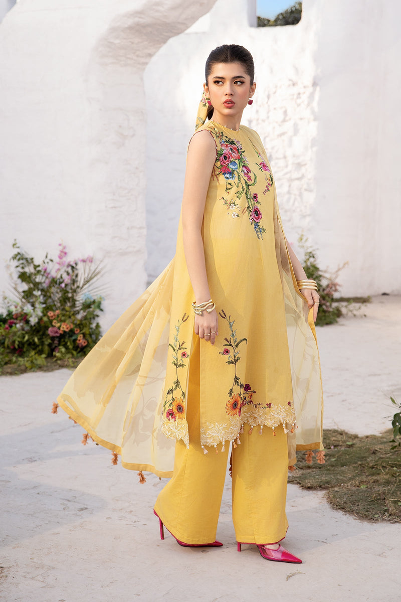 Maria B | M Basic Summer Lawn 25 | MB-CUS25-712A by Maria B - Designer Dress - Type: Ladies Clothes - Available at Libayah - 100% Original