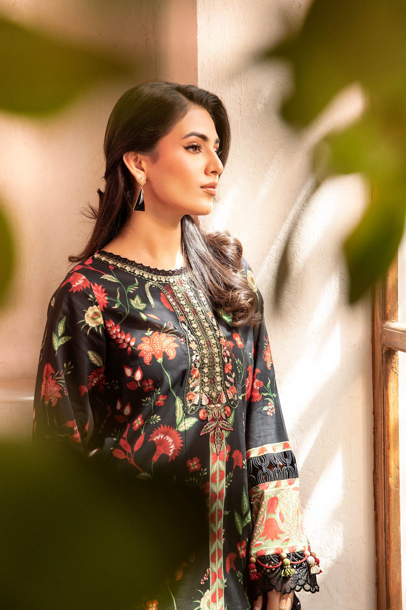 Maria B | Eid Basic Lawn | MB-CUS25-901A by Maria B - Designer Dress - Type: Ladies Clothes - Available at Libayah - 100% Original