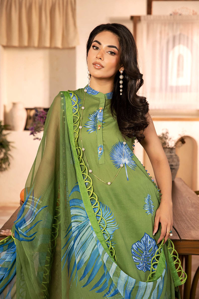 Maria B | Eid Basic Lawn | MB-CUS25-906A by Maria B - Designer Dress - Type: Ladies Clothes - Available at Libayah - 100% Original