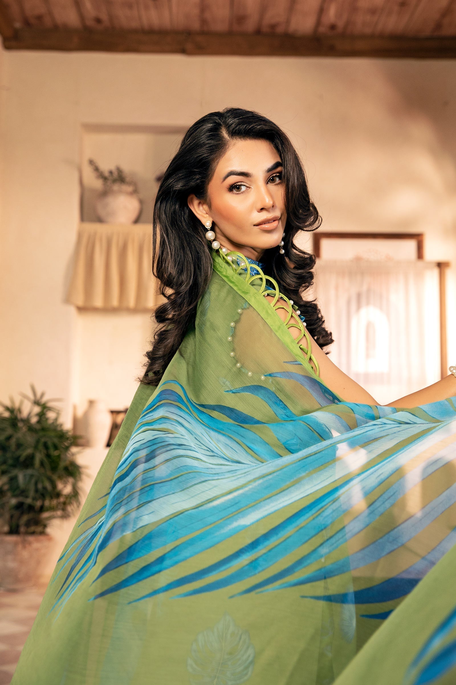 Maria B | Eid Basic Lawn | MB-CUS25-906A by Maria B - Designer Dress - Type: Ladies Clothes - Available at Libayah - 100% Original