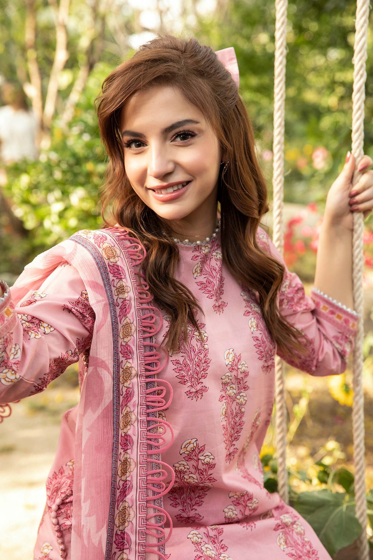 Maria B | Eid Basic Lawn | MB-CUS25-908A by Maria B - Designer Dress - Type: Ladies Clothes - Available at Libayah - 100% Original