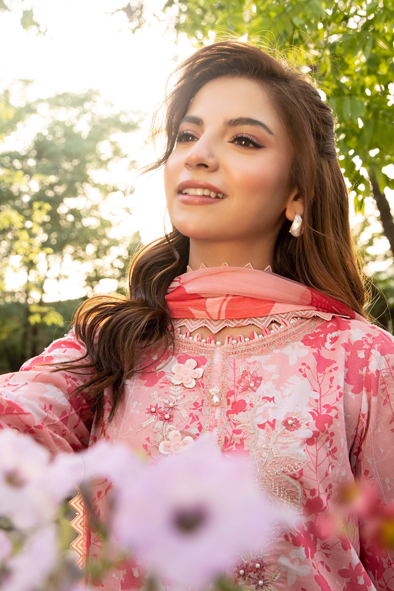 Maria B | Eid Basic Lawn | MB-CUS25-910B by Maria B - Designer Dress - Type: Ladies Clothes - Available at Libayah - 100% Original