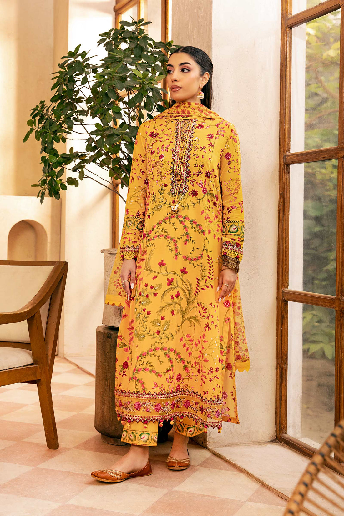 Maria B | Eid Basic Lawn | MB-CUS25-912A by Maria B - Designer Dress - Type: Ladies Clothes - Available at Libayah - 100% Original
