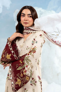 Maria B | M Basics Dreamscape Eid Lawn | MB-CUSV14-01A by Maria B - Designer Dress  - Type : Ladies Clothes - Available at Libayah - 100% Original 