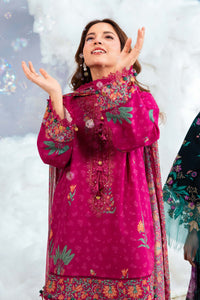Maria B | M Basics Dreamscape Eid Lawn | MB-CUSV14-03B by Maria B - Designer Dress  - Type : Ladies Clothes - Available at Libayah - 100% Original 