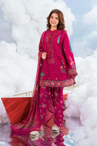Maria B | M Basics Dreamscape Eid Lawn | MB-CUSV14-03B by Maria B - Designer Dress  - Type : Ladies Clothes - Available at Libayah - 100% Original 