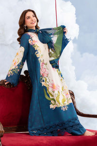 Maria B | M Basics Dreamscape Eid Lawn | MB-CUSV14-05B by Maria B - Designer Dress  - Type : Ladies Clothes - Available at Libayah - 100% Original 