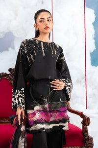 Maria B | M Basics Dreamscape Eid Lawn | MB-CUSV14-06A by Maria B - Designer Dress  - Type : Ladies Clothes - Available at Libayah - 100% Original 